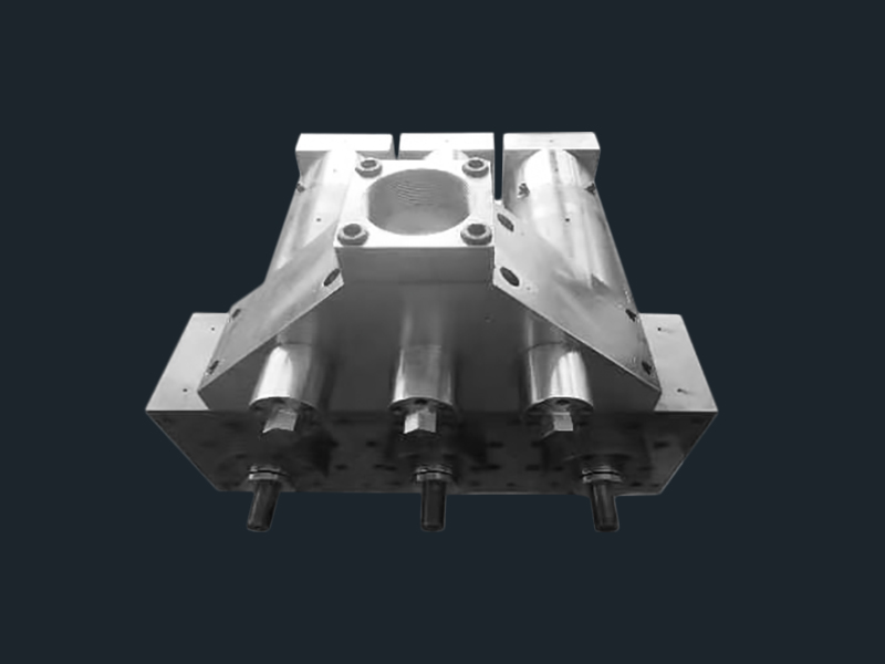 一出三擠出機(jī)頭